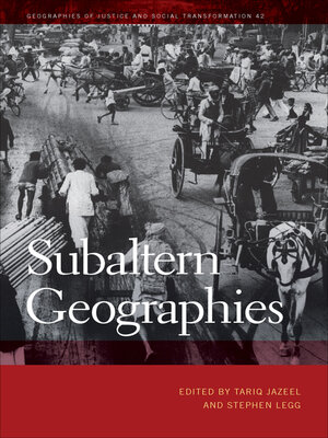 cover image of Subaltern Geographies